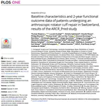 Baseline characteristics and 2-year functional outcome data of patients undergoing an arthroscopic rotator cuff repair in Switzerland, results of the ARCR_Pred study